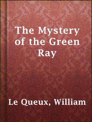cover image of The Mystery of the Green Ray